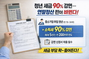 청년 세금 90% 감면…연말정산 판이 바뀐다
